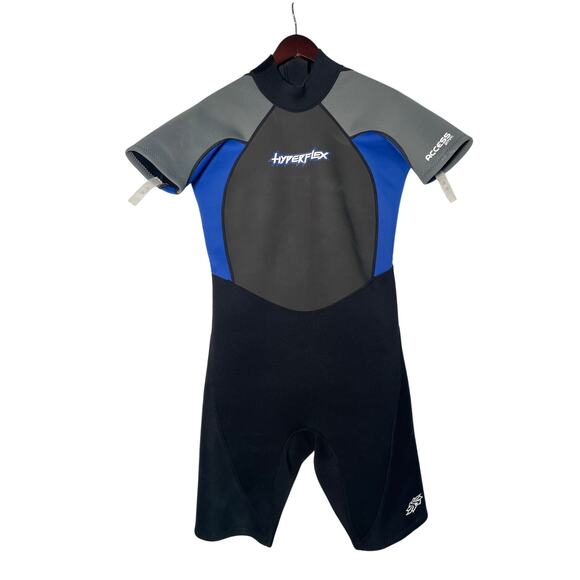 Hyperflex Wetsuit Men's XL Spring Suit Shorty Full Zip Skiing Surfing Wakeboard - Picture 1 of 4